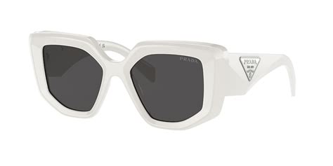 Prada PR 14ZS 50 Dark Grey & Talc Sunglasses.